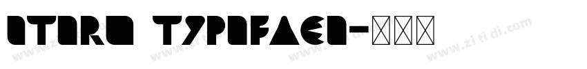 Stern Typeface字体转换